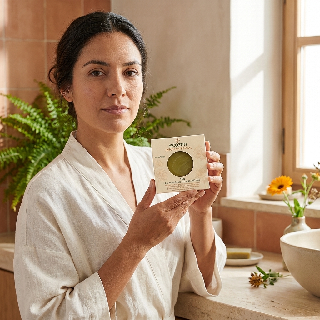 Jabón natural Té verde - Image 3